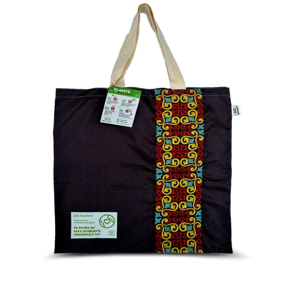 Embroidered Shopping Bag